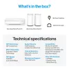 Linksys Velop Micro 6 Mesh System – Dwupasmowy system Wi-Fi 6 AX3000 (3 szt.)