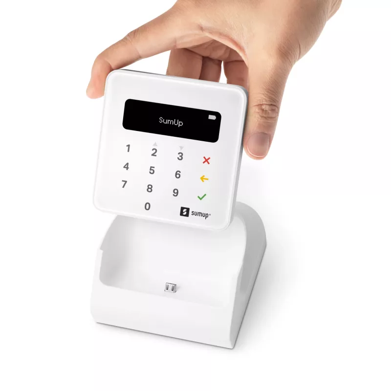 SumUp Air i podstawka ładująca, Bluetooth, Near Field Communication (NFC), 1 m, biały, 141 g