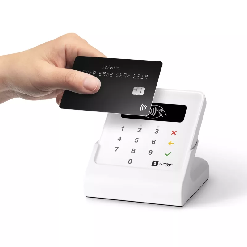 SumUp Air i podstawka ładująca, Bluetooth, Near Field Communication (NFC), 1 m, biały, 141 g