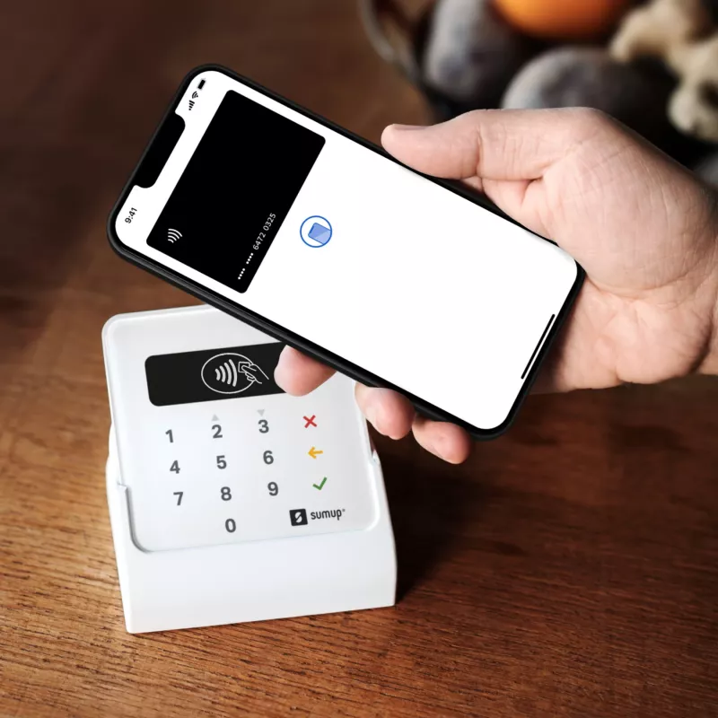 SumUp Air i podstawka ładująca, Bluetooth, Near Field Communication (NFC), 1 m, biały, 141 g