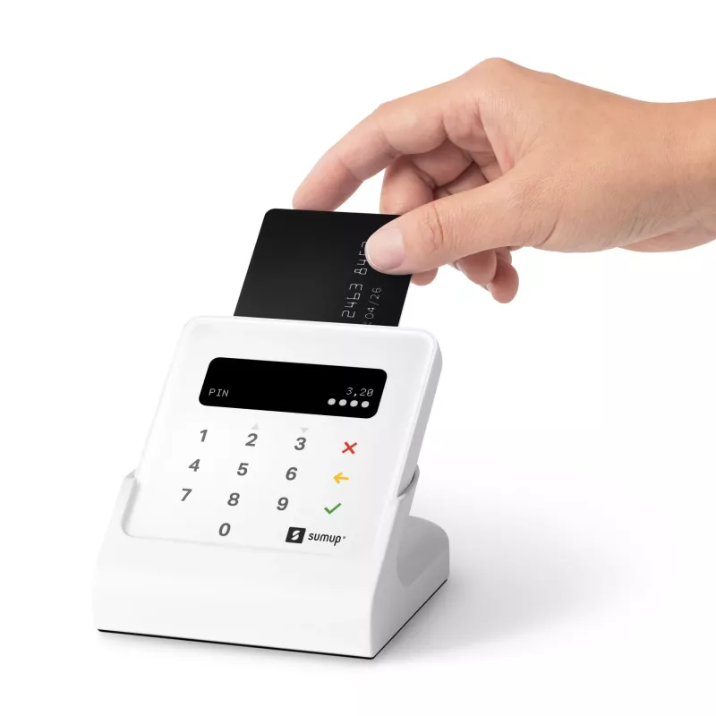 SumUp Air i podstawka ładująca, Bluetooth, Near Field Communication (NFC), 1 m, biały, 141 g