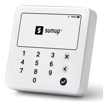 SumUp Solo Lite inteligentny czytnik kart Bateria Bluetooth Biały