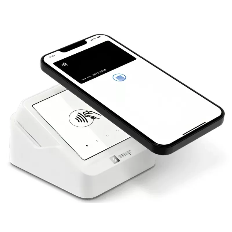 SumUp Solo smart card reader bateria Wi-Fi biały