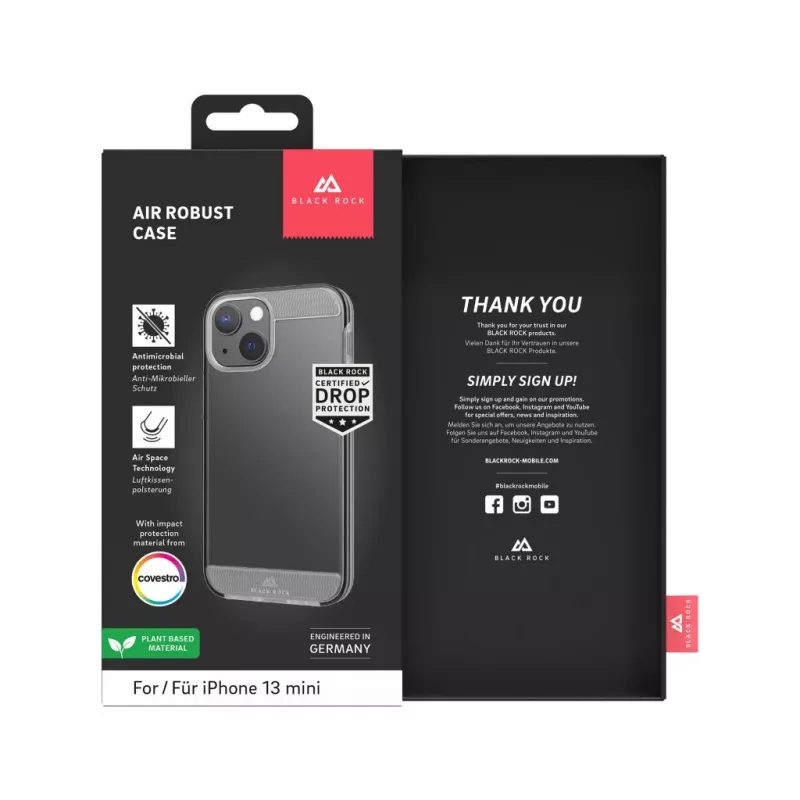 Hama Air Robust etui na telefon komórkowy 13.7 cm (5.4 cala) pokrywa przezroczysta