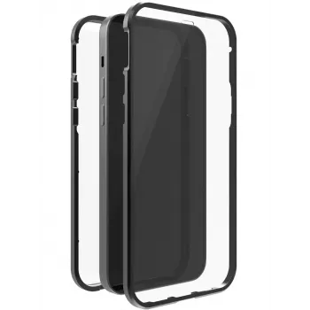 Etui Hama 360° Glass do telefonu 15,5 cm (6,1 cala) Czarny, Przezroczysty