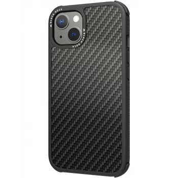Hama Robust Real Carbon etui na telefon komórkowy 15,5 cm (6,1 cala) pokrowiec Czarny