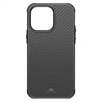 Hama Robust Carbon etui na telefon komórkowy 17 cm (6,7 cala) pokrywa Czarny