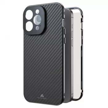 Hama 360° Szklane etui na telefon 17 cm (6,7 cala) Pokrywa Carbon