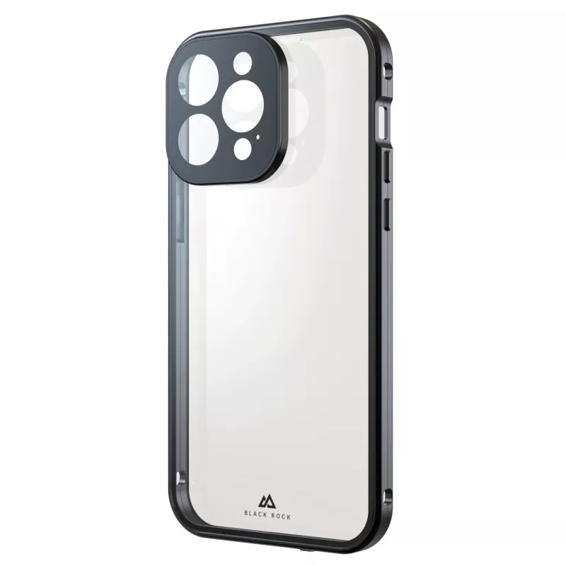 Hama 360° Glass etui na telefon komórkowy, pokrowiec Czarny do iPhone 15 Pro Max 6,7 cala