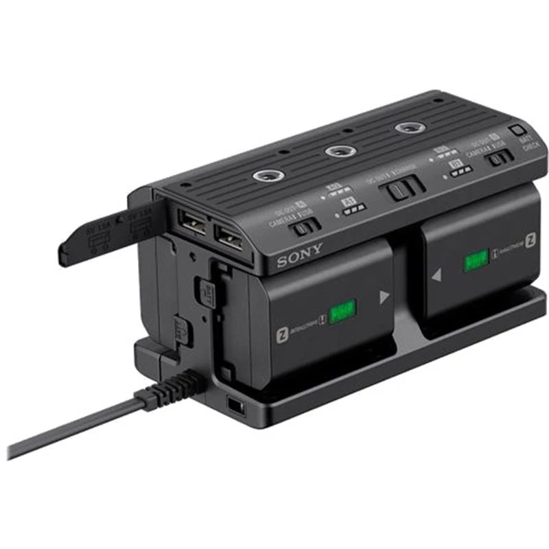 Sony NPA-MQZ1K zestaw adapterów do wielu akumulatorów, 2 wyjścia USB