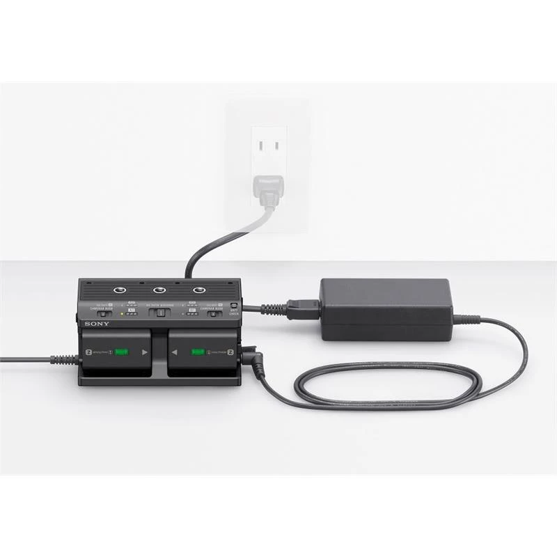 Sony NPA-MQZ1K zestaw adapterów do wielu akumulatorów, 2 wyjścia USB