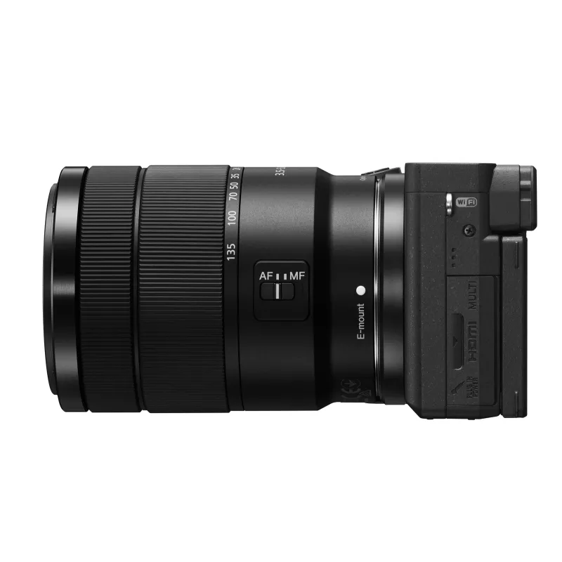 Sony α 6400 + SEL18135 MILC 24.2 MP CMOS 6000 x 4000 pikseli Czarny
