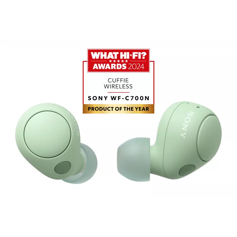 Sony WF-C700N Zestaw słuchawkowy True Wireless Stereo (TWS) douszny Rozmowy/Muzyka Bluetooth Zielony