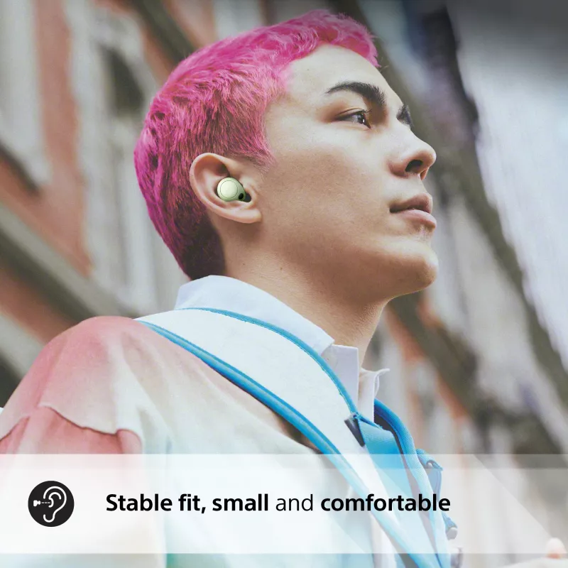 Sony WF-C700N Zestaw słuchawkowy True Wireless Stereo (TWS) douszny Rozmowy/Muzyka Bluetooth Zielony