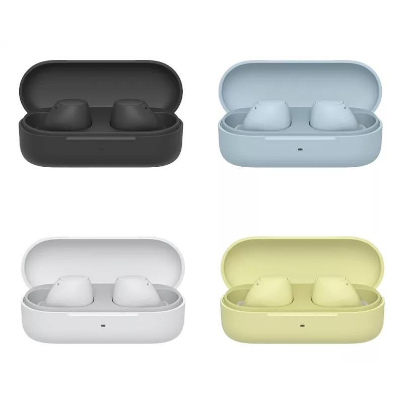 Zestaw słuchawkowy Sony WF-C510 douszne słuchawki true wireless, Bluetooth 5.3, IPX4, przetworniki 6 mm, bateria 22 h (z etui) — Czarny