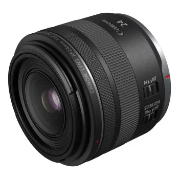 Canon Wide-Angle RF 24 mm F1.8 Macro IS STM Camera Lenses, Czarny