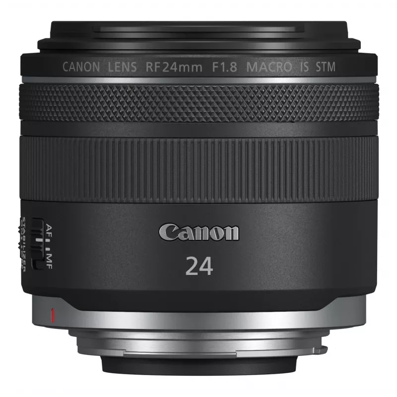 Canon Wide-Angle RF 24 mm F1.8 Macro IS STM Camera Lenses, Czarny