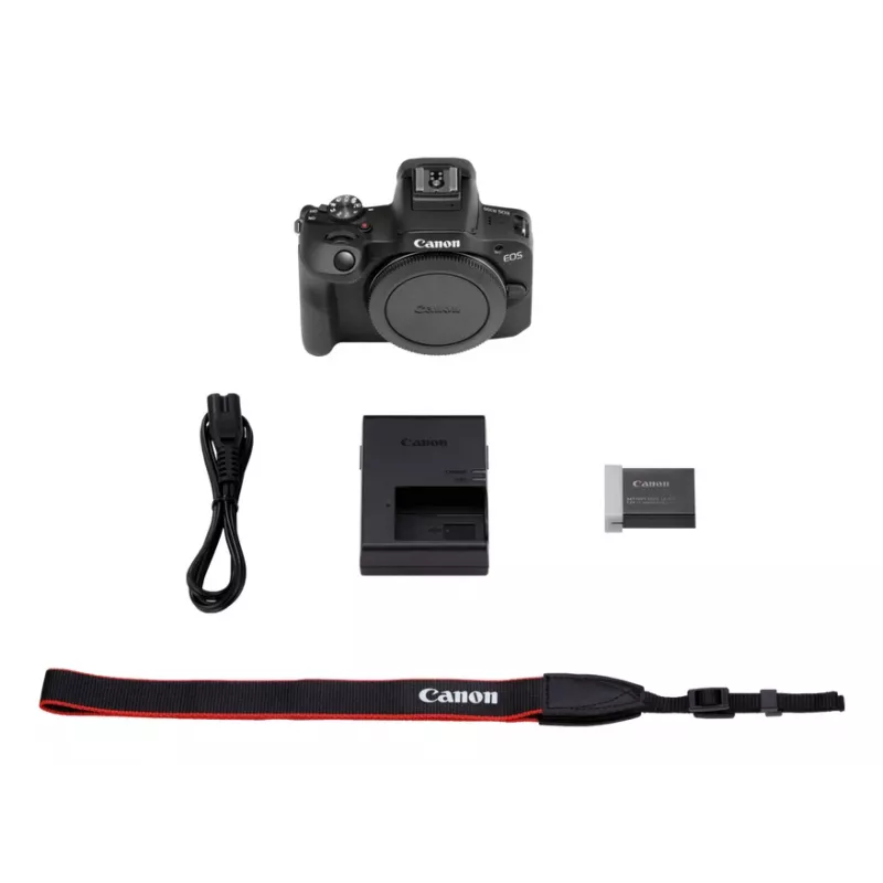 Korpus aparatu bezlusterkowego Canon EOS R100, 24,1 MP CMOS, 6000×4000, 4K, czarny