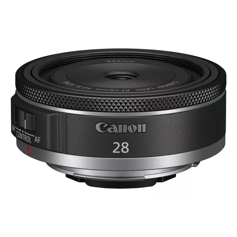 Canon Wide-Angle RF 28 mm F2.8 STM Camera Lenses, Czarny
