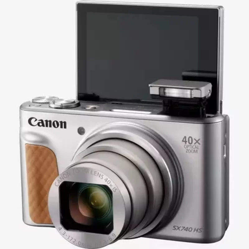 Canon PowerShot SX740 HS Lite Edition 1/2.3 cala kompaktowy aparat 20.3 MP CMOS 5184 x 3888 pikseli srebrny
