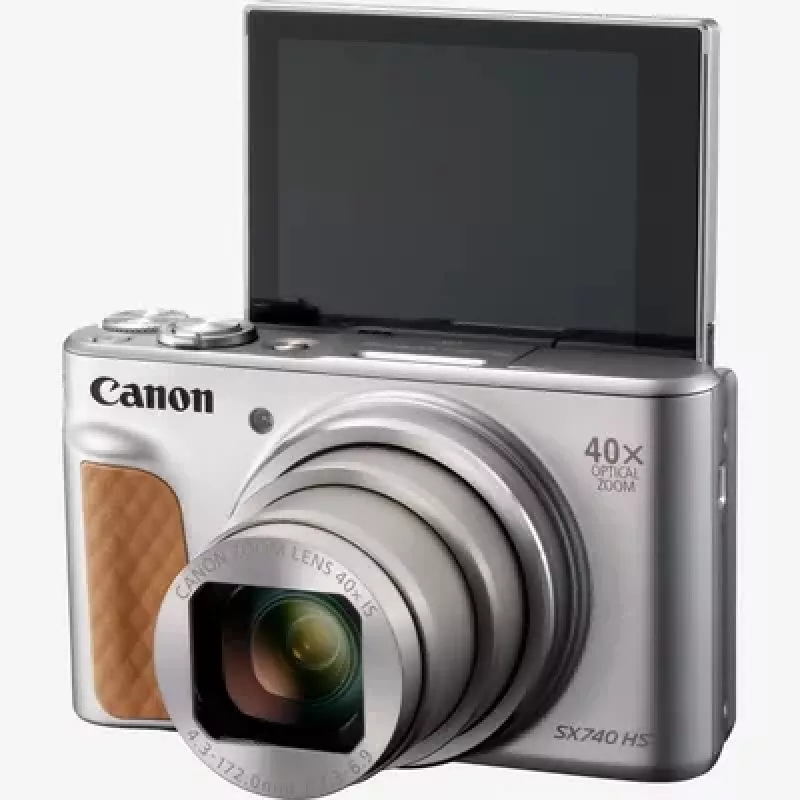 Canon PowerShot SX740 HS Lite Edition 1/2.3 cala kompaktowy aparat 20.3 MP CMOS 5184 x 3888 pikseli srebrny