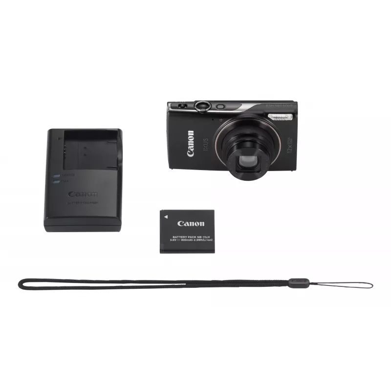 Canon Digital IXUS 285 HS A 1/2.3 cala Kompaktowy aparat 20.2 MP CMOS 5184 x 3888 pikseli Czarny