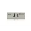 ATEN 2-portowy przełącznik KVM USB VGA z audio (kable KVM w zestawie), 2048 x 1536 pikseli, QXGA, 0,142 W, Szary