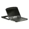 ATEN CL3100NX konsola rackowa 47 cm (18,5 cala) 1366 x 768 pikseli Metal, Plastik Czarny 1U