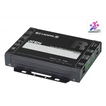 Odbiornik optyczny ATEN True 4K HDMI (4K@300m (K1, MM) / 10km (K2, SM))