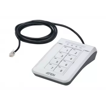 ATEN 2XRT-0021G inne urządzenie wejściowe Klawiatura RJ-11 Czarny, Szary, Biały