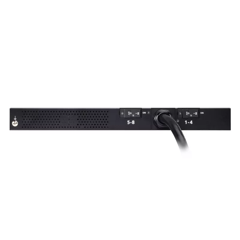 ATEN 32A 8-gniazdowy 1U eko PDU z pomiarem, pomiarowy, 1U, czarny, LCD, 8 gniazd AC, złącze C13, złącze C19