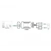 ATEN USB VGA KVM over IP Mini, 1920 x 1200 pikseli, Ethernet LAN, 3,47 W, czarny, fioletowy