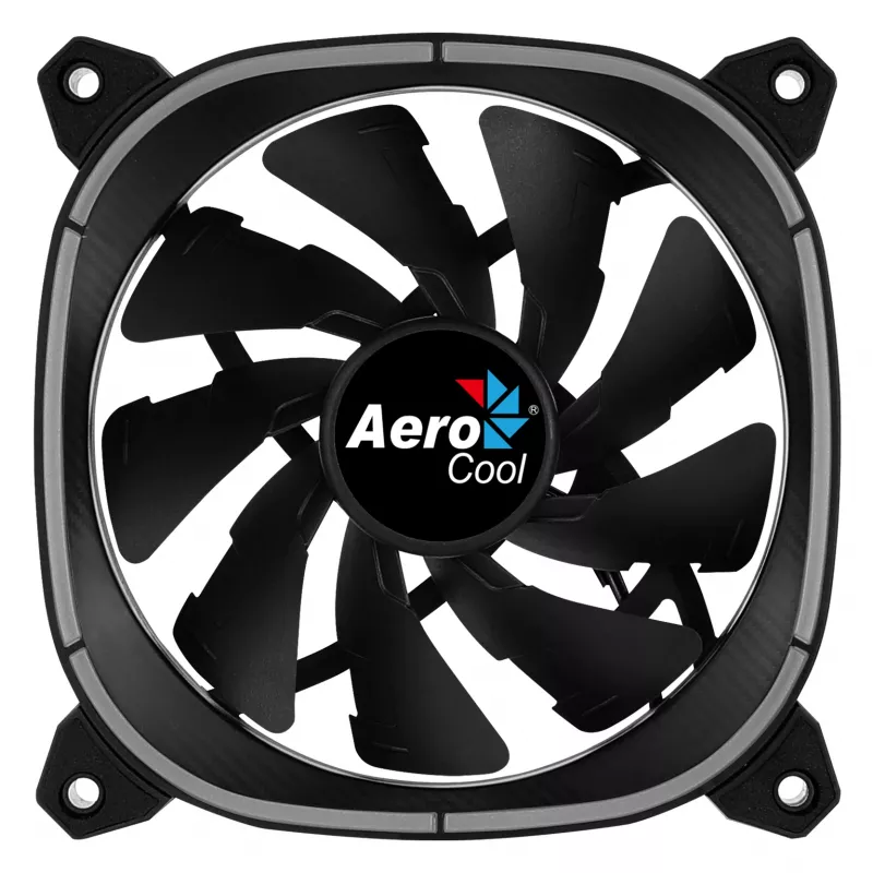 Aerocool ASTRO12 wentylator PC 12cm LED RGB antywibracyjny 6-pin czarny