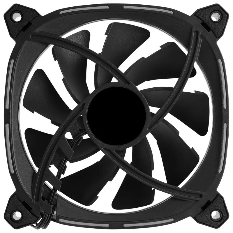 Aerocool ASTRO12 wentylator PC 12cm LED RGB antywibracyjny 6-pin czarny