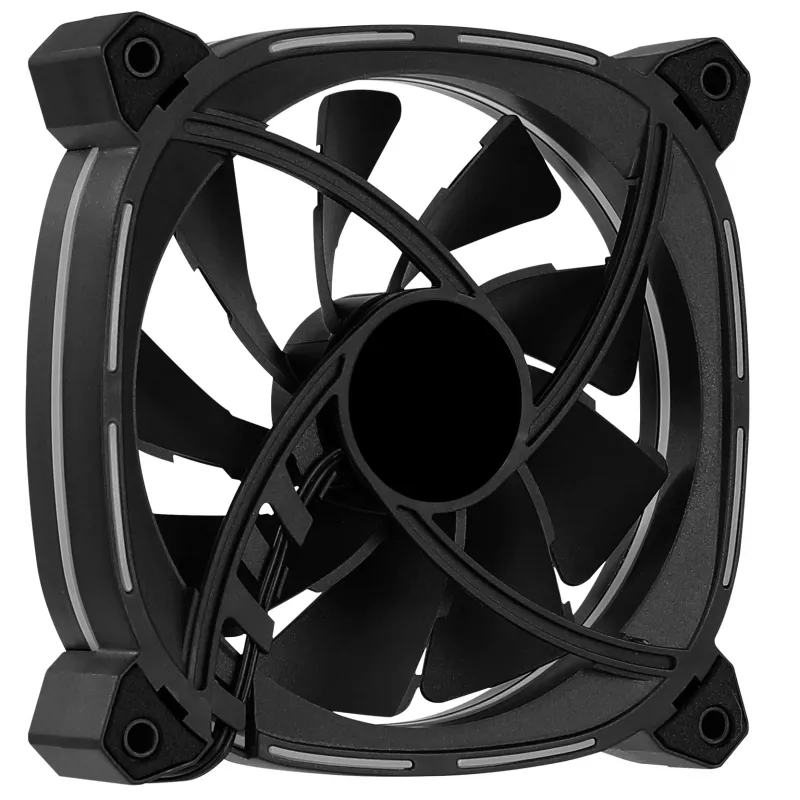 Aerocool ASTRO12 wentylator PC 12cm LED RGB antywibracyjny 6-pin czarny