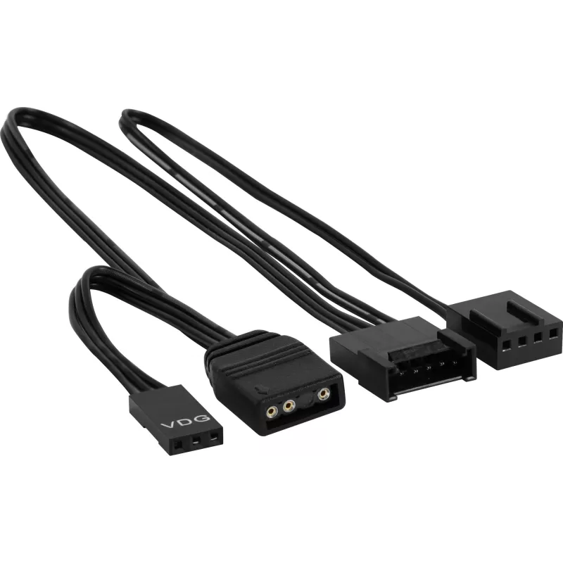 Aerocool ASTRO12 wentylator PC 12cm LED RGB antywibracyjny 6-pin czarny
