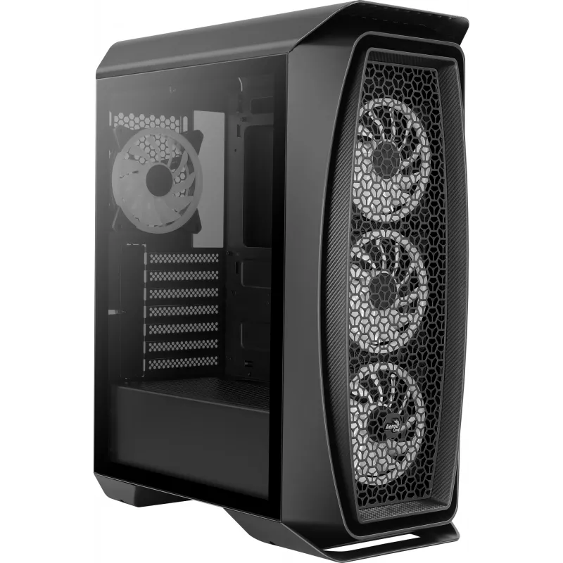 Aerocool Aero One Duo ATX PC Case 4x ARGB Fans 12cm + Front Mesh