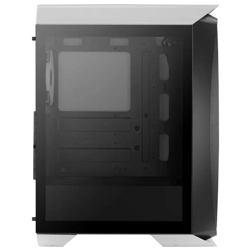Aerocool AEROONEDUOWHV1 Gaming ATX Case 4xARGB Fans biały, Midi Tower, PC, Biały, ATX, micro ATX, Mini-ITX, Acrylonitrile butadiene styrene (ABS), SPCC, Gaming