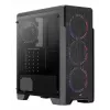 Aerocool Ore Tempered Glass Midi Tower Czarny