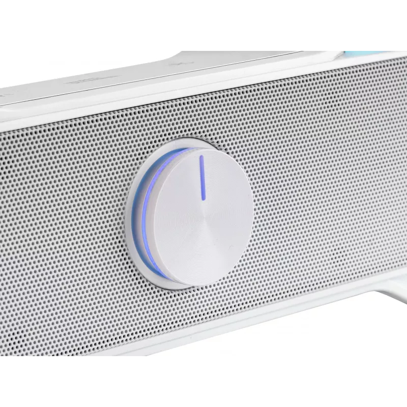 Mars Gaming MSBX, biały głośnik soundbar 10W, 10 W, 10 W, biały, przewodowy i bezprzewodowy, 435 mm, 85 mm
