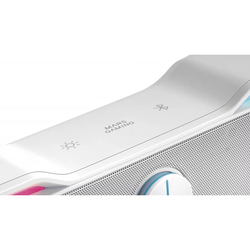 Mars Gaming MSBX, biały głośnik soundbar 10W, 10 W, 10 W, biały, przewodowy i bezprzewodowy, 435 mm, 85 mm