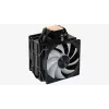 Aerocool Rime 4 Dual chłodzenie procesora powietrzne 12 cm czarne 1 szt.