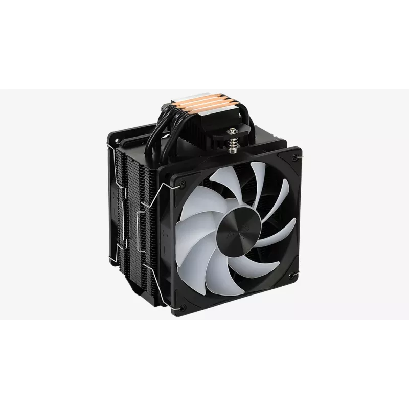 Aerocool Rime 4 Dual chłodzenie procesora powietrzne 12 cm czarne 1 szt.