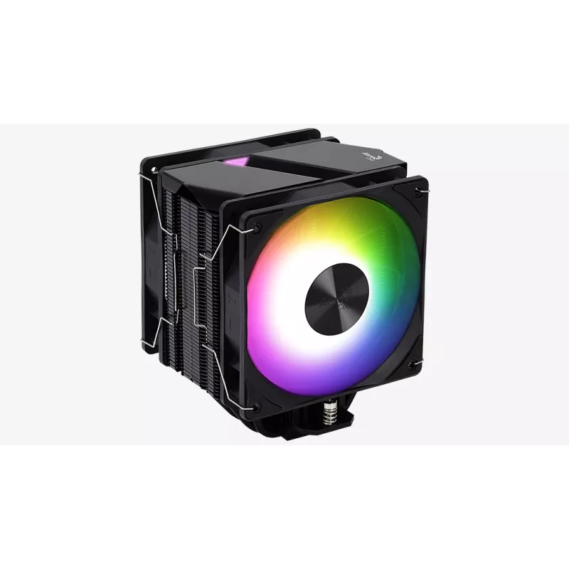 Aerocool Rime 4 Dual chłodzenie procesora powietrzne 12 cm czarne 1 szt.