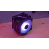 Aerocool Rime 4 Dual chłodzenie procesora powietrzne 12 cm czarne 1 szt.