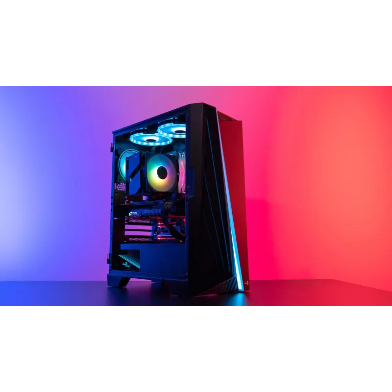 Aerocool Rime 4 Dual chłodzenie procesora powietrzne 12 cm czarne 1 szt.