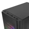 Mars Gaming MC300 Micro ATX Obudowa PC ze szkłem hartowanym 3x wentylator FRGB Czarna