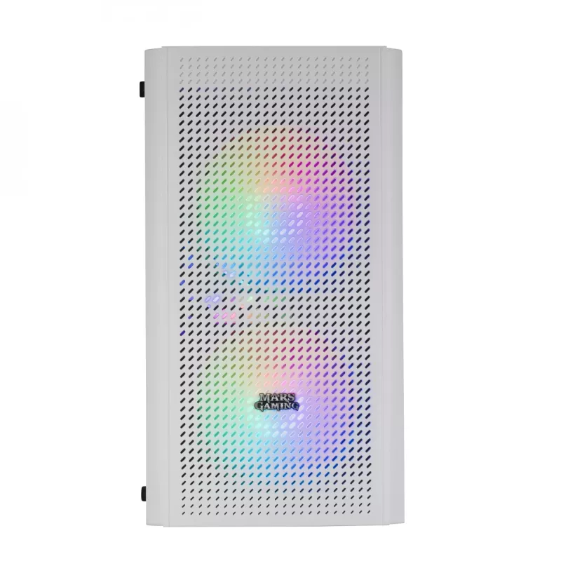 Mars Gaming MC300W Mikro ATX Obudowa PC z Hartowanym Szkłem 3x Wentylator FRGB Biały