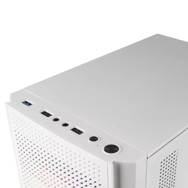 Mars Gaming MC300W Mikro ATX Obudowa PC z Hartowanym Szkłem 3x Wentylator FRGB Biały