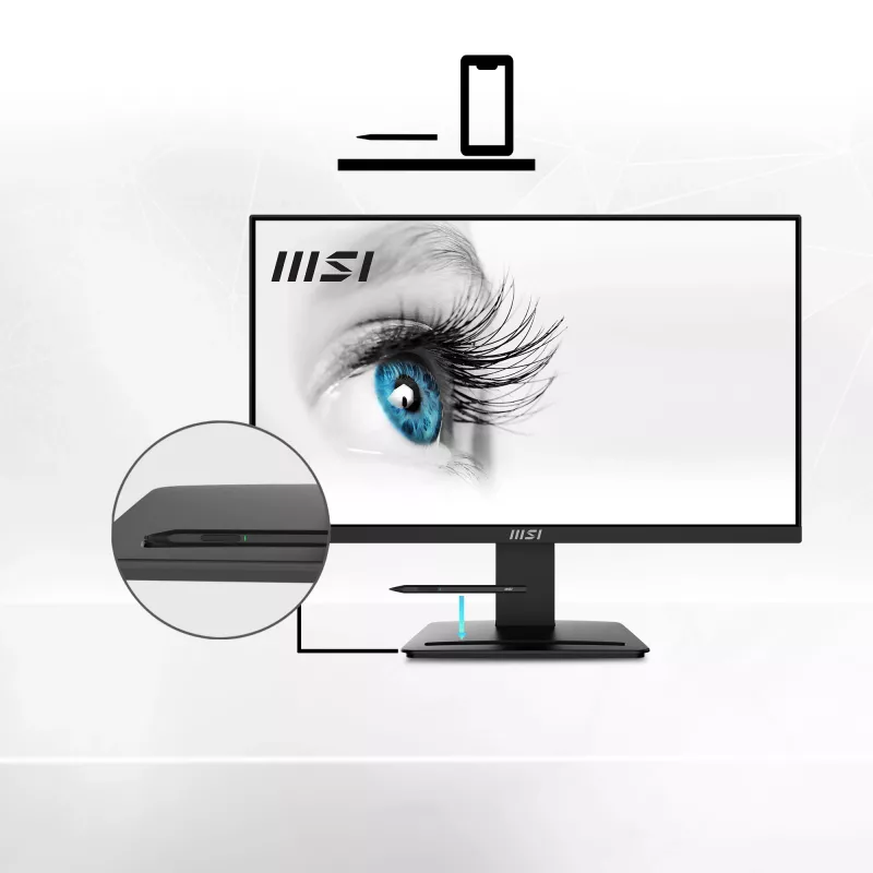 MSI Pro MP2412 monitor komputerowy 60,5 cm (23,8 cala) 1920 x 1080 pikseli Full HD LCD Czarny